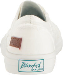 Blowfish Malibu Marley Fashion Sneaker White Color Washed Canvas Slip On