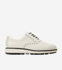 Cole Haan Originalgrand Shortwing Golf Ivory/Black/Ivory Lace Up Low Top Sneaker