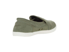 Sanuk PAIR O DICE Casual Canvas Slip On Loafers MILITARY GREEN