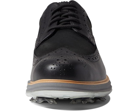 Cole Haan Originalgrand Tour Golf Waterproof Black Lace Up Low Top Sneakers
