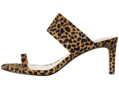 Jessica Simpson LISSAH 3 Natural Open Toe Haircalf Toe-Loop Slide Mule Sandals