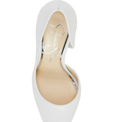 JESSICA SIMPSON WOMEN'S PHEONA, BRIGHT WHITE POINTED TOE DRESS PUMPS