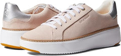 Cole Haan Grandpro Cloudfeel Topspin Peach Whip Leather Chunky Low Top Sneakers