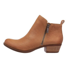 Lucky Brand Basel Low Cut  Almond-Toe Ankle Booties WHEAT