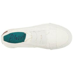 Blowfish Malibu Marley Fashion Sneaker White Color Washed Canvas Slip On