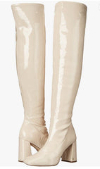 Sam Edelman Cosette Chai Squared Toe Block Heel Over the Knee Fashion Boots