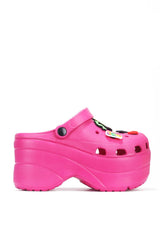 Cape Robbin Gardener-2 Platform Clogs Fashion Comfortable Slippers PINK