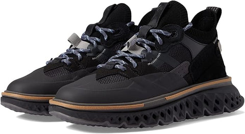 Cole Haan 5.ZeroGrand Work Black/Dark Pavement Slip On Athletic Wide Sneakers