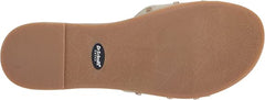 Dr. Scholl's Originalist Pistachio Open Toe Slip On Detailed Flat Slide Sandals