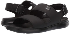 FitFlop Lido II Black Comfortable Ankle Strap Open Toe Sandal Slides 13