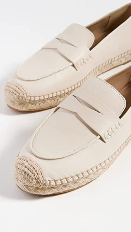Sam Edelman Kai Slip On Rounded Toe Cork Detailed Fashion Espadrilles Loafers