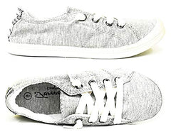 Forever Link Comfort-01 Light Grey Fashion Classic Slip-On Casual Sneakers