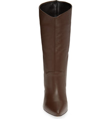 Lust For Life Cayenne Comfortable Angled Top Line Pull On Tapered Heel Boots