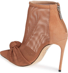 Schutz Women's Kessie Point Toe Booties,Toasted Nut Nude Pointed Toe Pumps