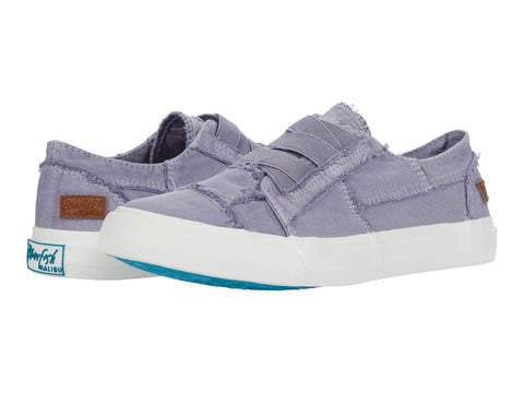 Blowfish Malibu Marley Dusty Lavander Color Washed Canvas Slip On Sneaker