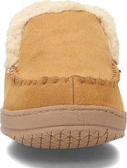 Clarks Men's Suede Leather Sherpa Lined Ankle Bootie Slippers - Indoor/Outdoor Slip-Ons - Comfy & Durable Ankle Boots with Plush Lining Padded Insole & Gripped Rubber Outsoles