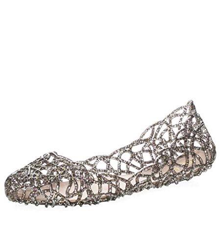 Glaze Alaska Layered Lines Jelly Ballet Flats