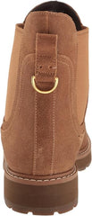 Cole Haan Greenwich Bootie Golden Toffee Waterproof Suede Pull On Ankle Boots