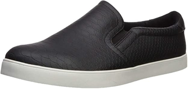 Dr. Scholl's Women's Madison Black Python Fashion Slip-on Sneakers