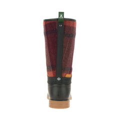 Kamik Abigail Wellington Red Plaid Lightweight Water Resistant Rain Boots