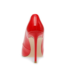 Steve Madden Vala Bright Red Patent Fashion High Heel Pointed Toe Stiletto Pumps