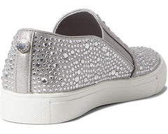 Steve Madden Adela Rhinestone Detailed Rounded Toe Slip On Sneakers