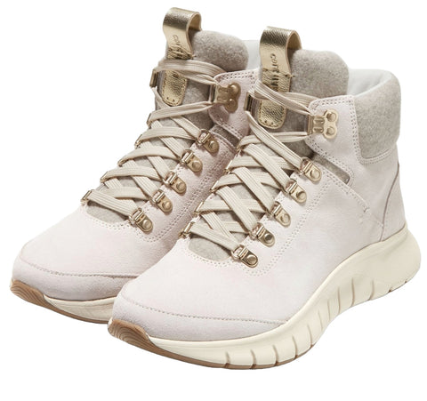 Cole Haan Zerogrand Field Hiker Birch/Oatmeal/Waterproof Lace Up Ankle Boots