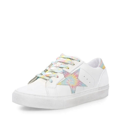 Steve Madden Turner Rainbow Multi Lace Up Rounded Toe Embellishment Sneakers