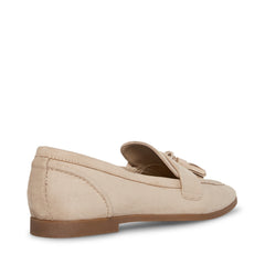 Steve Madden Colorado Tan Squared Toe Slip On Tassel Loafer Dress Flats Shoes