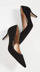 Sam Edelman Jordyn Black Stiletto Heeled Pointed Toe Slip On Fashion Pumps