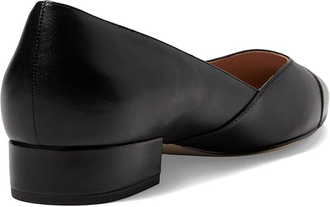 Cole Haan Vanessa Skimmer Black Leather Slip On Pointed Toe Classic Pumps