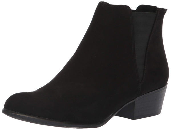 Esprit Tiffany Black Fashion Zipper Rounded Toe Block Heel Ankle Boots 8