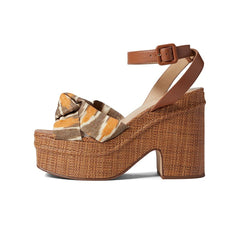 Sam Edelman Theresa Grey Multi Block Heel Ankle Strap Square Toe Heeled Sandals
