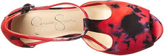 Jessica Simpson Dany Pink T-Strap 5.5" High Heeled Open Toe Pump Platform Sandal
