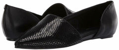 Aerosoles Women's TOWNCENTER Black Combo Pointed Toe Slip On Ballet Flats