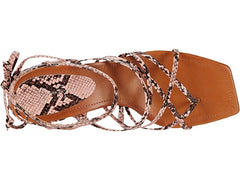Jessica Simpson Ivelle Strappy Gladiator Block Heel Tie Up Ankle Strap Sandal
