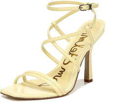 Sam Edelman Leeanne Honey Dew Open Toe Wrapped Ankle Strap High Heeled Sandals