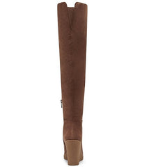 Jessica Simpson Cassida Tobacco Brown Thigh Over The Knee Platform Wedge Boots