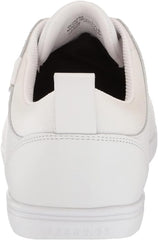 Cole Haan Carly Optic White Leather/Suede Lace Up Rounded Toe Low Top Sneakers