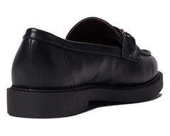 Tommy Hilfiger Trevys Black Slip-On Moc-Toe Fashion Loafers Flats Shoes