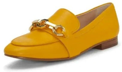 Louise et Cie BRONE Slip-on Loafers Flat Loafer MARIGOLD Yellow Chain Moccasin