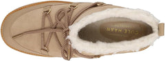 Cole Haan Cloudfeel Waterproof Birch Suede Rounded Toe Lace Up Ankle Snow Boots