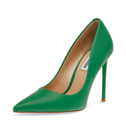 Steve Madden Vala Green Paris Fashion High Heel Pointed Toe Stiletto Pumps