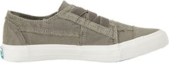 Blowfish Malibu Marley Steel Grey Color Washed Canvas Slip On Fashion Sneaker