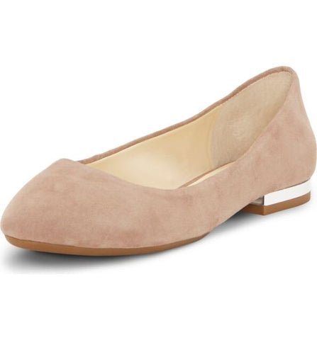 Jessica Simpson Women's Ginly Ballet Flats Slip-on Shoe Rounded Toe WARM TAUPE