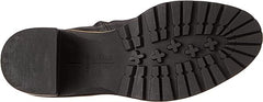 Dolce Vita Corry H2O Onyx Leather Block Heel Almond Toe Knee High Fashion Boots