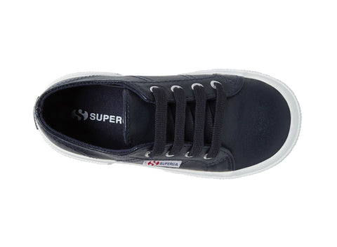 Superga 2790 NAPPALEAJ Classic Lace-Up Low Top Sneaker NAVY LEATH