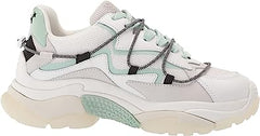 Ash Acey White New Mint Lace Up Round Toe Mesh Trainers Fashion Sneakers