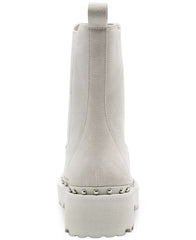 Vince Camuto Meendey Milky White Pull On Rounded Toe Chelsea Fashion Boot