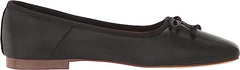 Circus By Sam Edelman Teresa Black Bow Detailed Slip On Square-Toe Ballet Flats